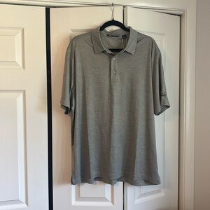 Cutter and Buck Gray Polo (Lost Marsh logo on sleeve)